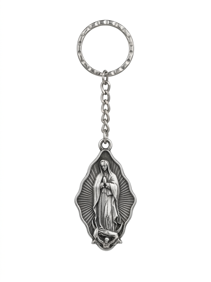 Llavero Virgen María Metal