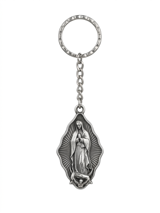 Llavero Virgen María Metal