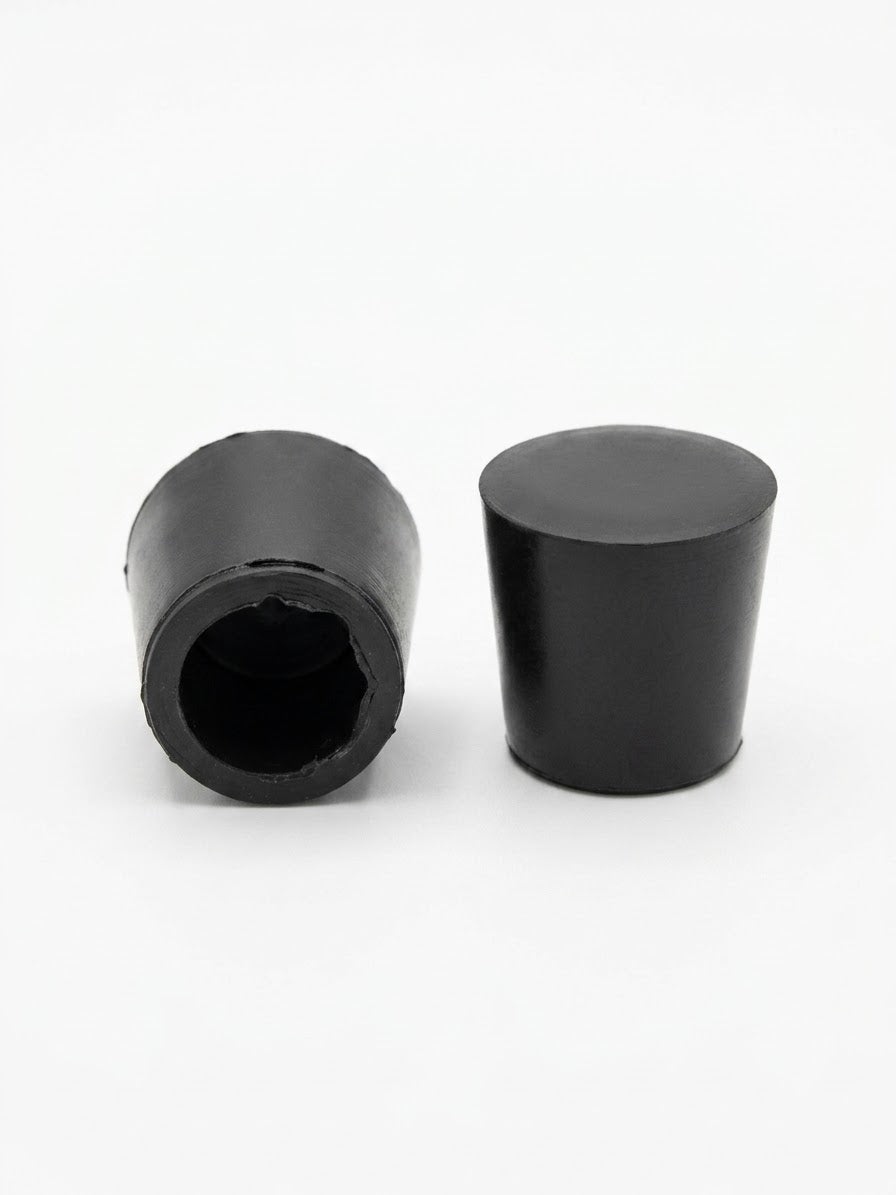 Tapón Escuadra 1/2" Caucho Negro