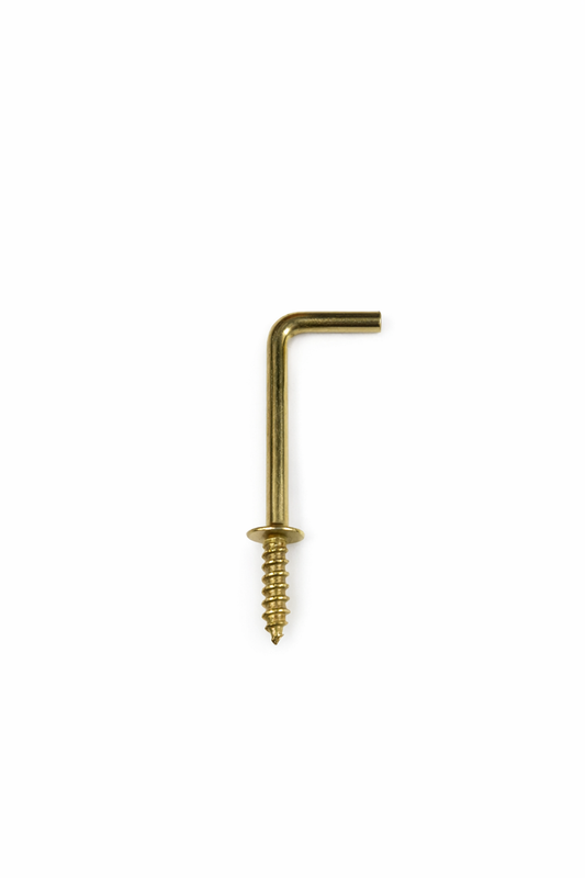 Cancamo Tipo L Escuadra 1" 25mm HL Dorado