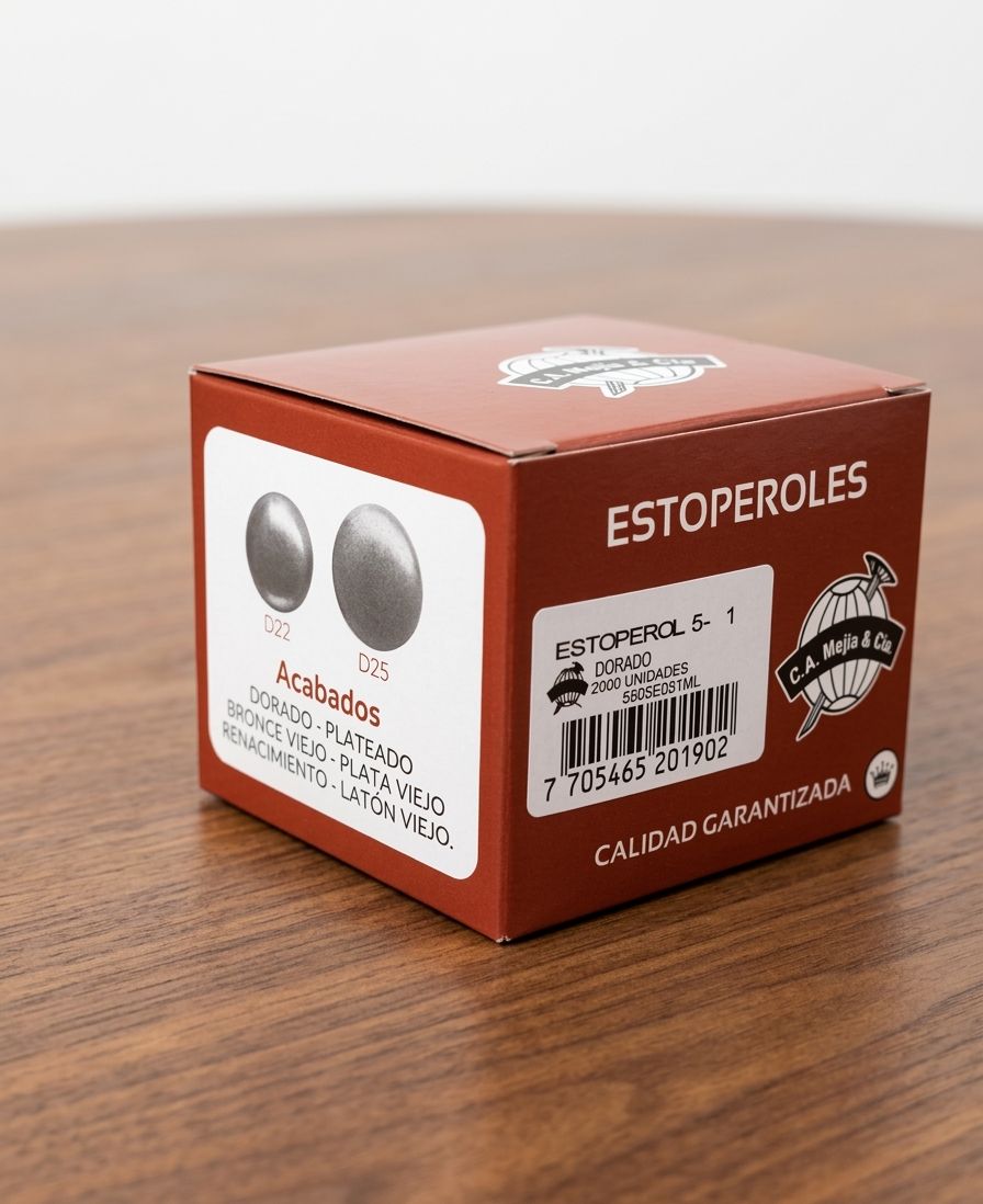 Caja Estoperol 5-1 Dorado