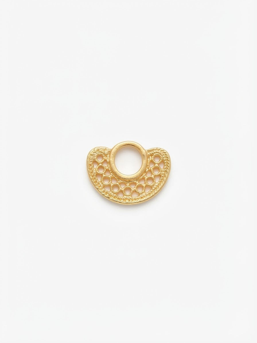 Mixteca PÑ Pieza Precolombina Oro 20mm