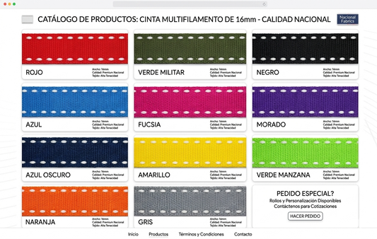 Cinta Multifilamento 16mm