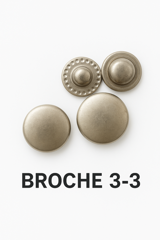 Broche 3-3 Tapa  TNQ