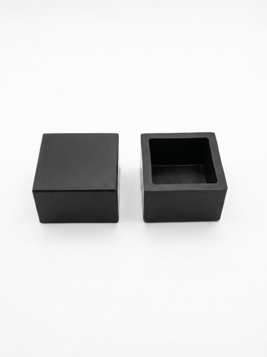 Tapón Cuadrado Caucho Negro 1"